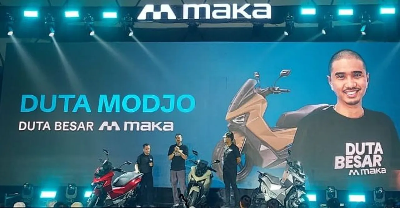 Duta Sheila On 7 brand ambassador motor listrik Maka Motors. (Bagus)