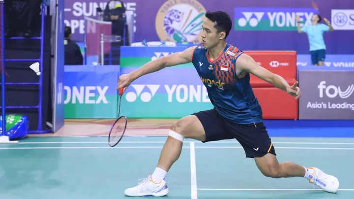 Jonatan Christie di India Open 2025/Media PBSI.