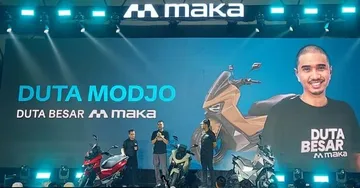 Duta Sheila On 7 brand ambassador motor listrik Maka Motors. (Bagus)