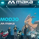 Duta Sheila On 7 brand ambassador motor listrik Maka Motors. (Bagus)