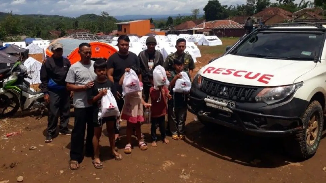 MMKSI salurkan bantuan untuk bencana alam di Sukabumi. (Dok. MMKSI).