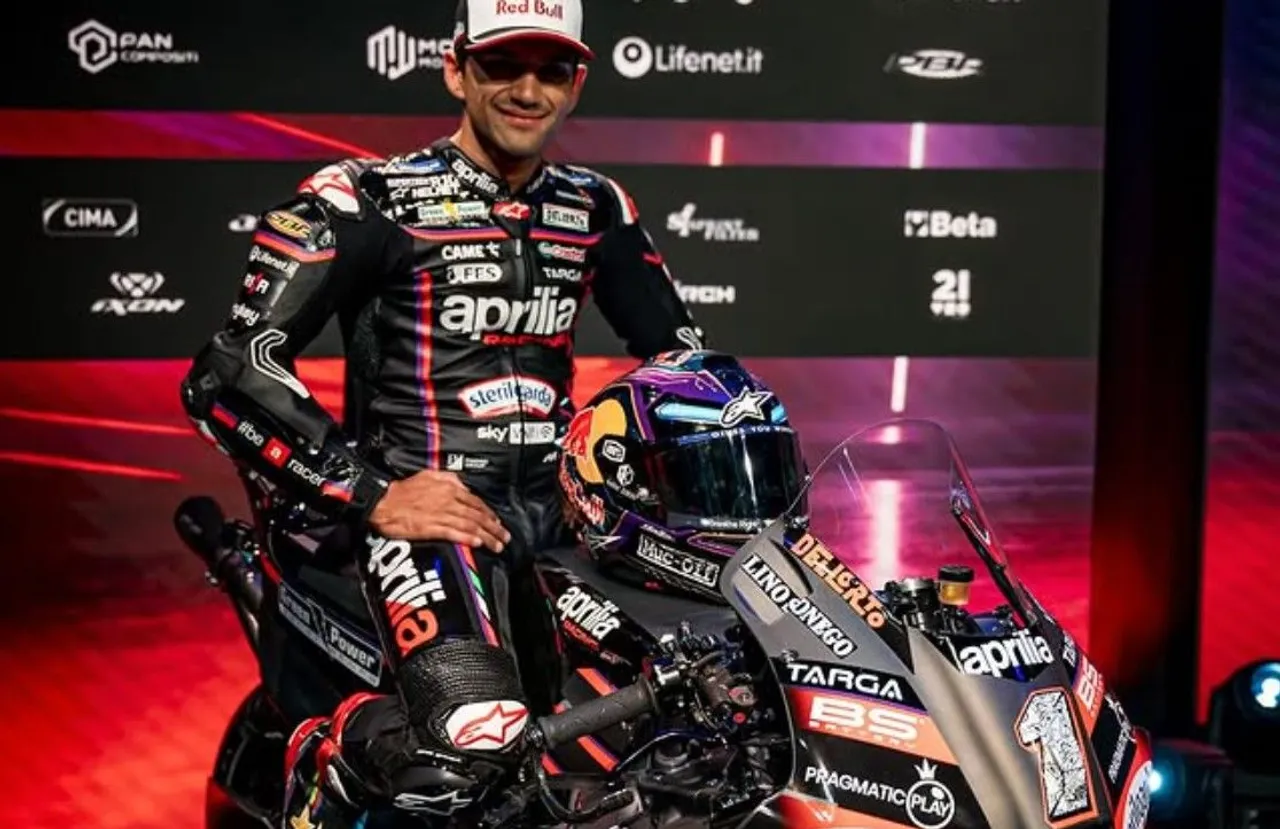 Jorge Martin akan mengenakan nomor 1 pada MotoGP 2025 bersama Aprilia Racing/foto: IG Aprilia Racing.