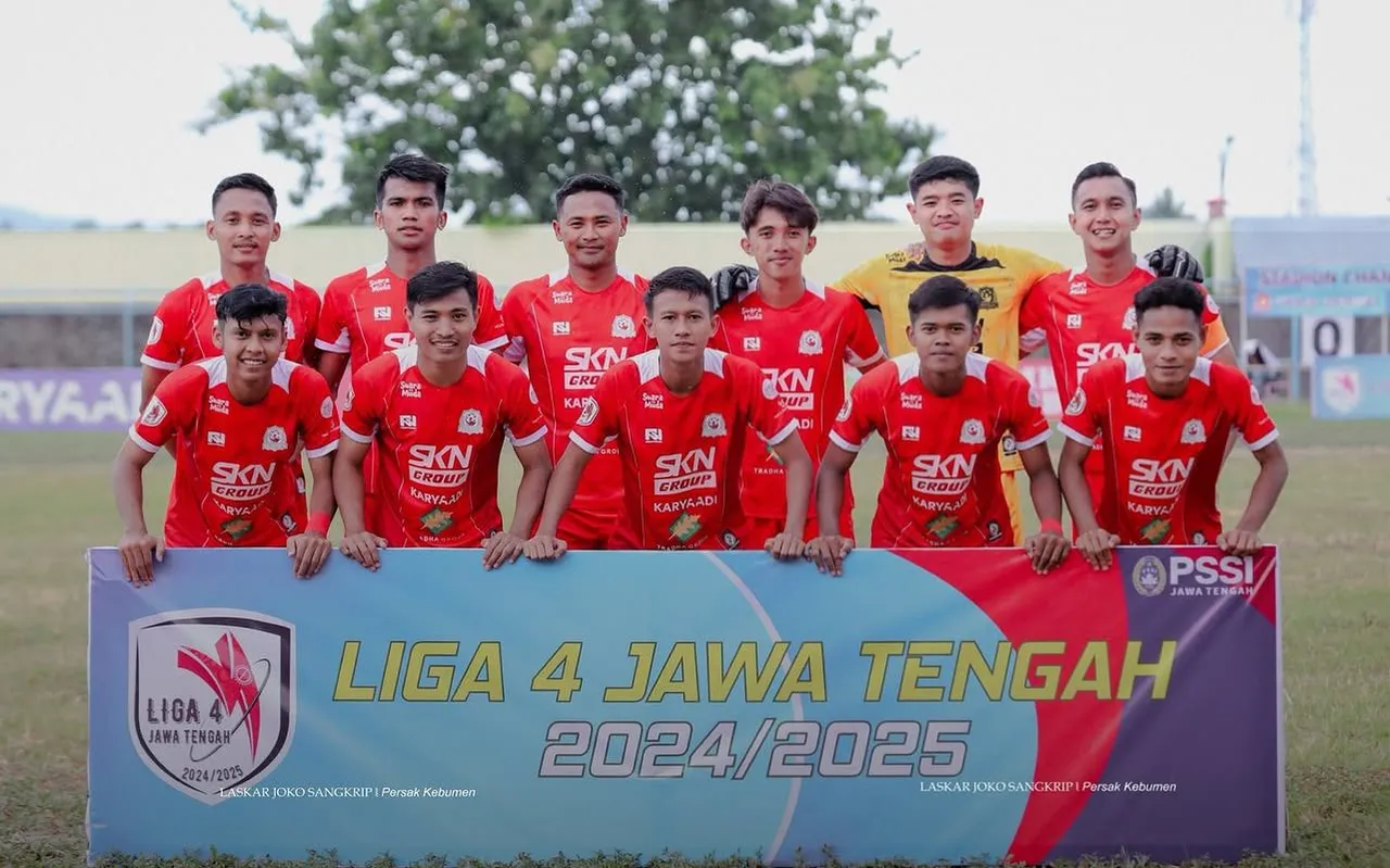 Para pemain Persak Kebumen di Liga 4 Jawa Tengah 2024/2025/foto: IG Persak Kebumen.