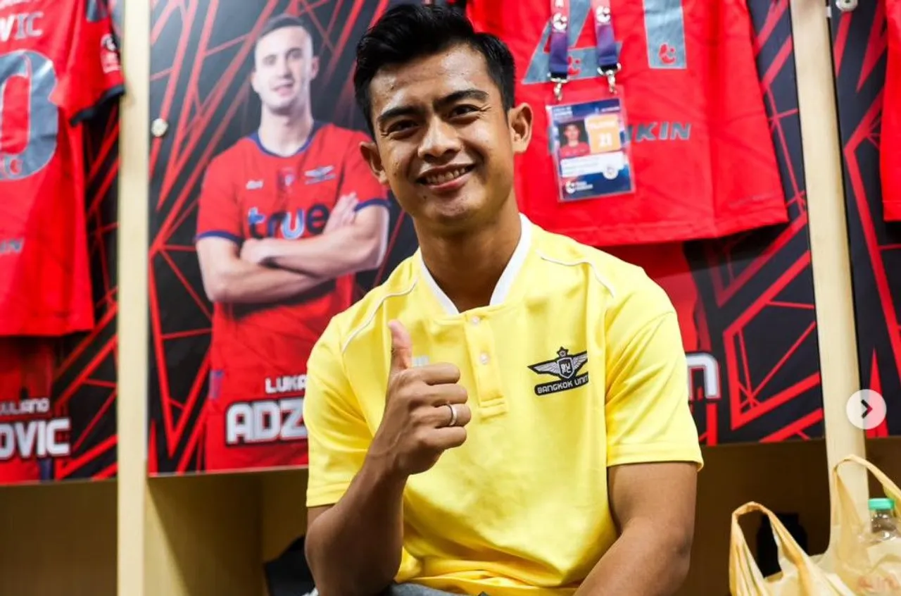 Pratama Arhan bermain untuk Bangkok United di Liga Thailand/foto: IG Bangkok United.