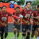 Pemain Semen Padang latihan/Laman LIB.