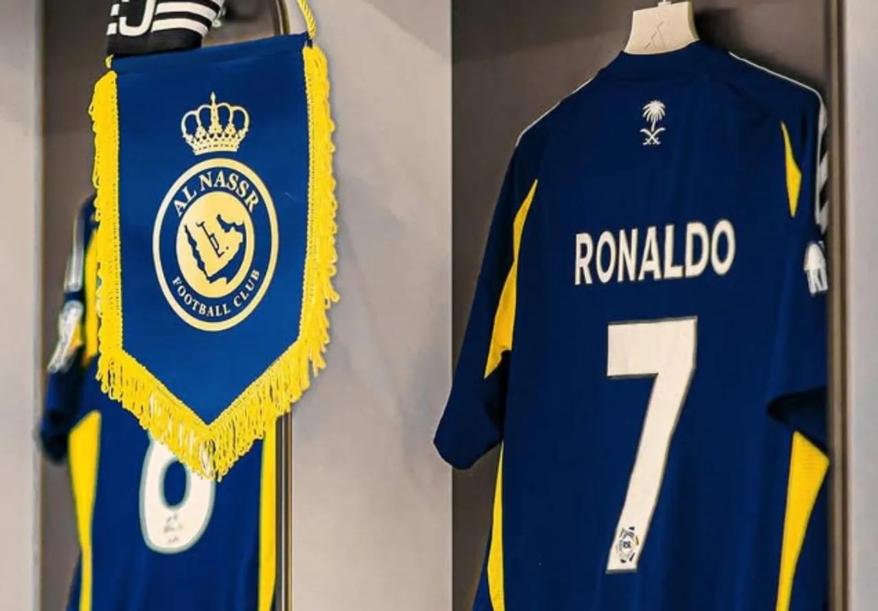 Jersey Cristiano Ronaldo di Al-Nassr, Saudi Pro League 2024/2025/foto: IG Al-Nassr. 