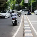 Pengendara motor melawan arus jalan. (Korlantas Polri)