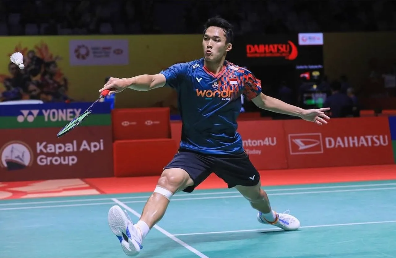 Jadwal Indonesia MAsters 2025: Jonatan Christie akan melawan wakil Jepang. (Foto: Instagram/PBSI)