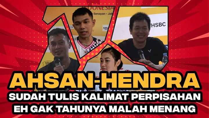 Ahsan-Hendra tak menyangka lolos 16 besar Indonesia Masters 2025/foto: SportCorner.id