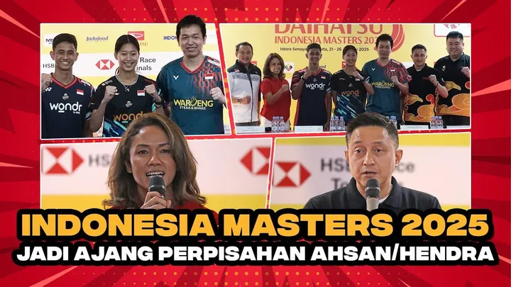 Konferensi Pers Indonesia Masters 2025/foto: SportCorner.id