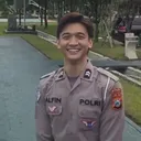 Alfin Daniel Pratama, pemain Proliga 2025 yang juga anggota polisi/foto: Tiktok Bhayangkaravoli_