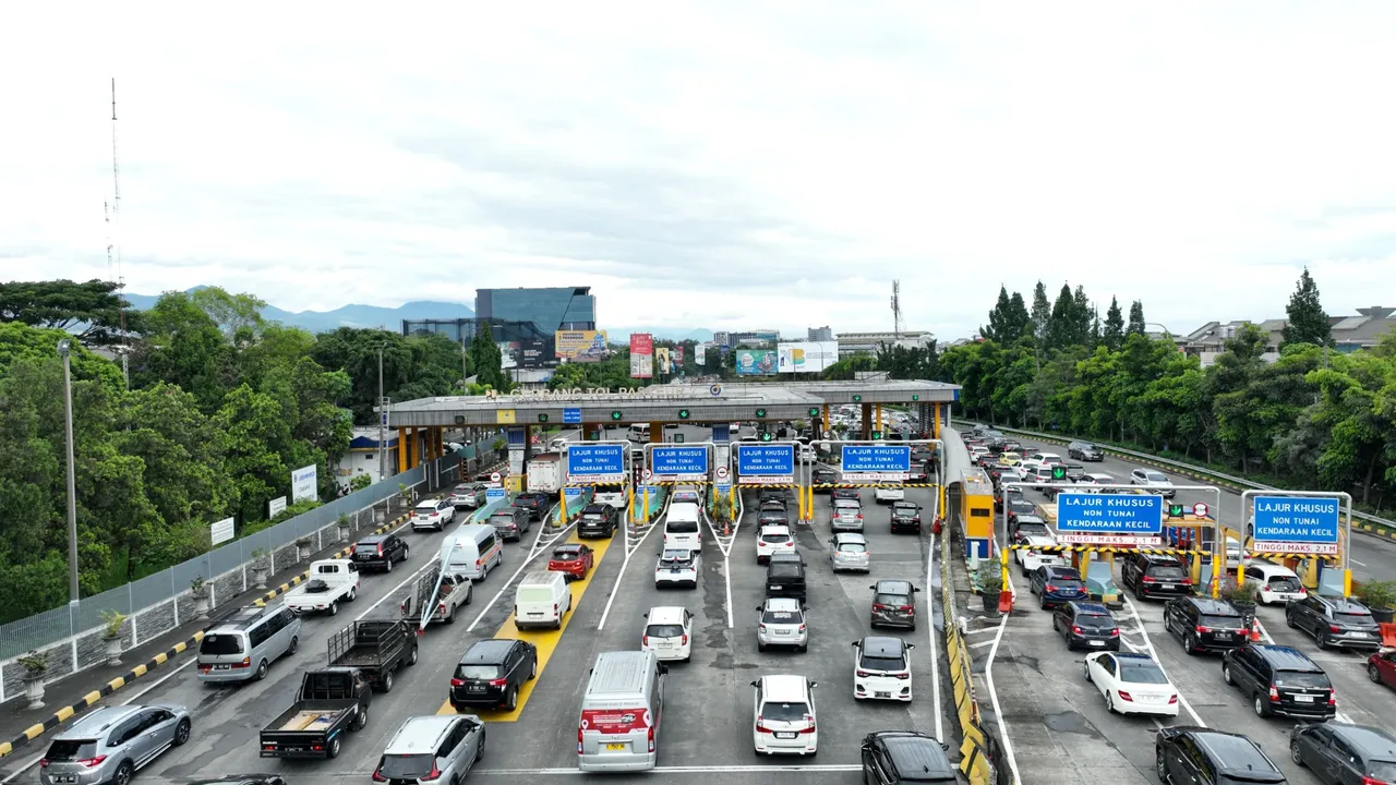 Puncak arus libur panjang diprediksi terjadi pada 25 dan 29 Januari 2025. (Jasa Marga)