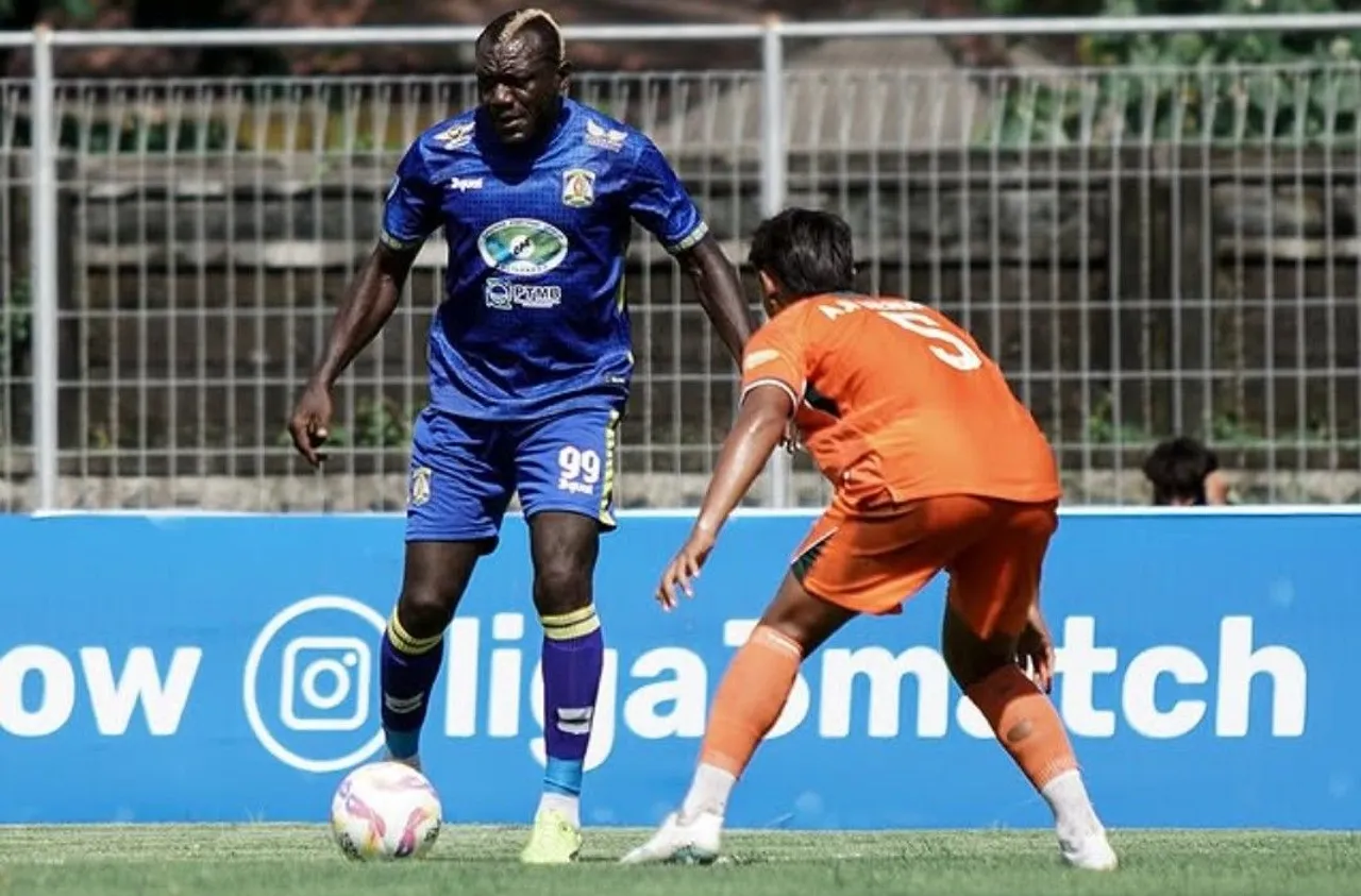 Persekabpas vs Persiba Balikpapan di Liga Nusantara 2024/2025/foto: IG Persiba.