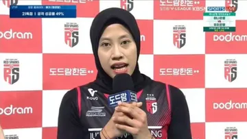 Megawati Hangestri ukir dua rekor individu dan terpilih sebagai MVP di laga Red Sparks vs AI Peppers/foto: KBSN Sport.