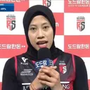 megawati hangestri mvp red sparks.jpg - Megawati Hangestri ukir dua rekor individu dan terpilih sebagai MVP di laga Red Sparks vs AI Peppers/foto: KBSN Sport.