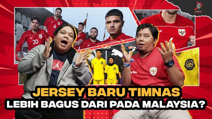 Jersey Timnas Indonesia yang baru dapat tanggapan positif dari suporter/foto: SportCorner.id