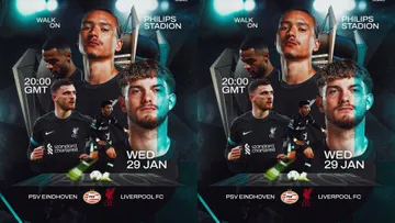 PSV vs Liverpool (Foto: instagram/@liverpoolfc)