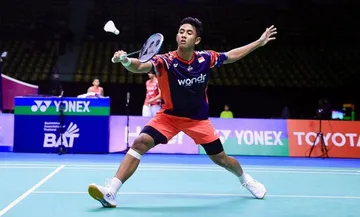 Netizen komentari kekalahan Alwi Farhan di 8 besar Thailand Masters 2025. (Foto: Instagram/PBSI)