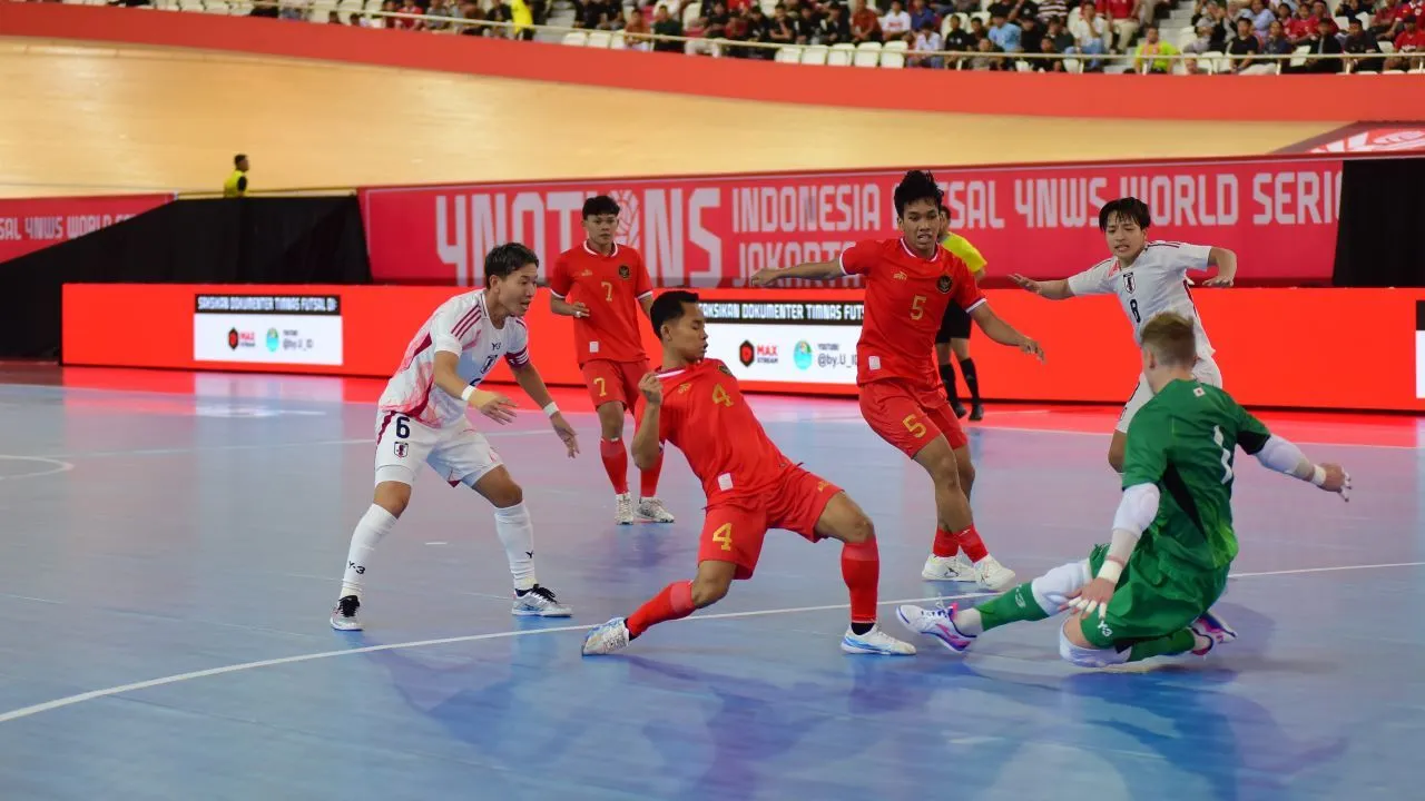 Timnas Futsal Indonesia vs Jepang/Media FFI.