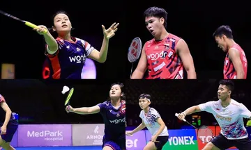 Menanti keajaiban dari 4 wakil Indonesia di final Thailand Masters 2025. (Foto: Instagram/PBSI)