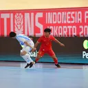 Timnas Futsal Indonesia vs Timnas Futsal Argentina/Media FFI. - Timnas Futsal Indonesia vs Timnas Futsal Argentina/Media FFI.