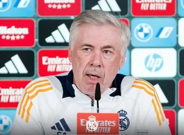 Carlo Ancelotti, pelatih Real Madrid yang menjadi incaran AS Roma. (X @realmadrid)