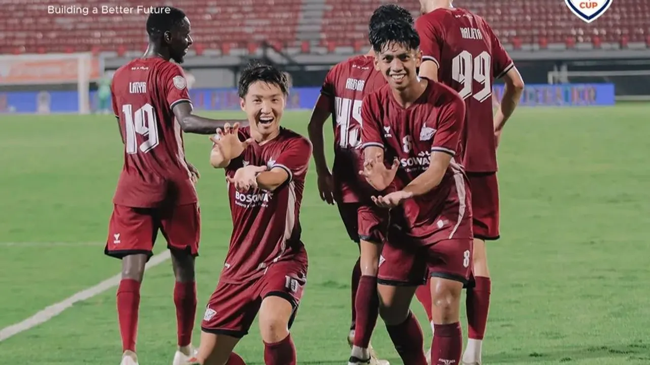 Pemain PSM Makassar merayakan gol. (Foto: instagram/@psm_makassar)