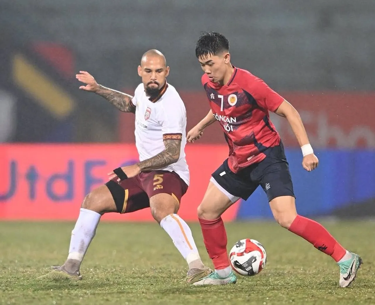 Cong An Hanoi vs Borneo FC (Foto: Instagram Borneo FC)