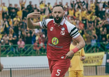 Matias Mier Cetak Satu Gol saat Barito Putera Menang 2-1 Lawan Semen Padang (Foto: Instagram Barito Putera)