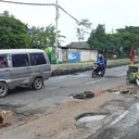 Jalan alternatif pantura yang digunakan untuk jalur mudik. (Korlantas Polri)