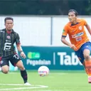 Pertandingan babak playoff degradasi Liga 2 antaran Dejan FC vs FC Bekasi City/ Instagram