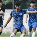 Pemain Persib U-16 dalam laga kontra Madura United U-16. (Foto: Instagram/akademipersib)