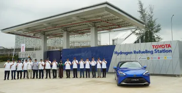 Hydrogen Refueling System di xEV Center TMMIN Karawang Plant 3. (Toyota Indonesia)