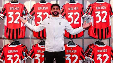 Pemain AC Milan, Kyle Walker/ IG AC Milan.