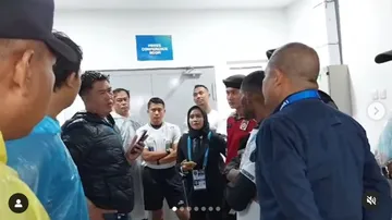 Keributan di laga Persipasi vs Perserang di Liga Nusantara 2024/2025/foto: IG Forum Wasit Indonesia.