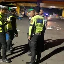 Kecelakaan beruntun di Gerbang Tol Ciawi beberapa waktu lalu. (Korlantas Polri)