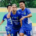 Pemain PSIM Yogyakarta merayakan gol. (Foto: Instagram/psimjogja_official)