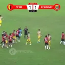 Laga PPSM vs Persibat ricuh di leg pertama 8 besar Liga 4 Jawa Tengah 2024/2025/foto: Ofisial Persibat.