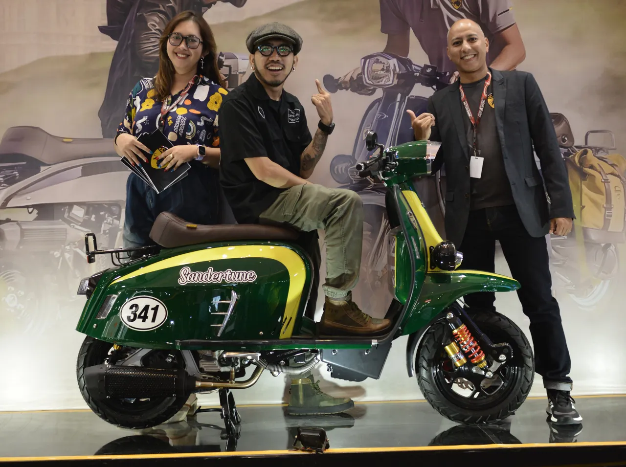 Scomadi hadirkan lini skuter lengkap di IIMS 2025. (Scomadi Indonesia)