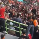 Kericuhan terjadi di stadion Patriot Candrabhaga di laga Persija vs Persib/foto: X@pnwboys1933.