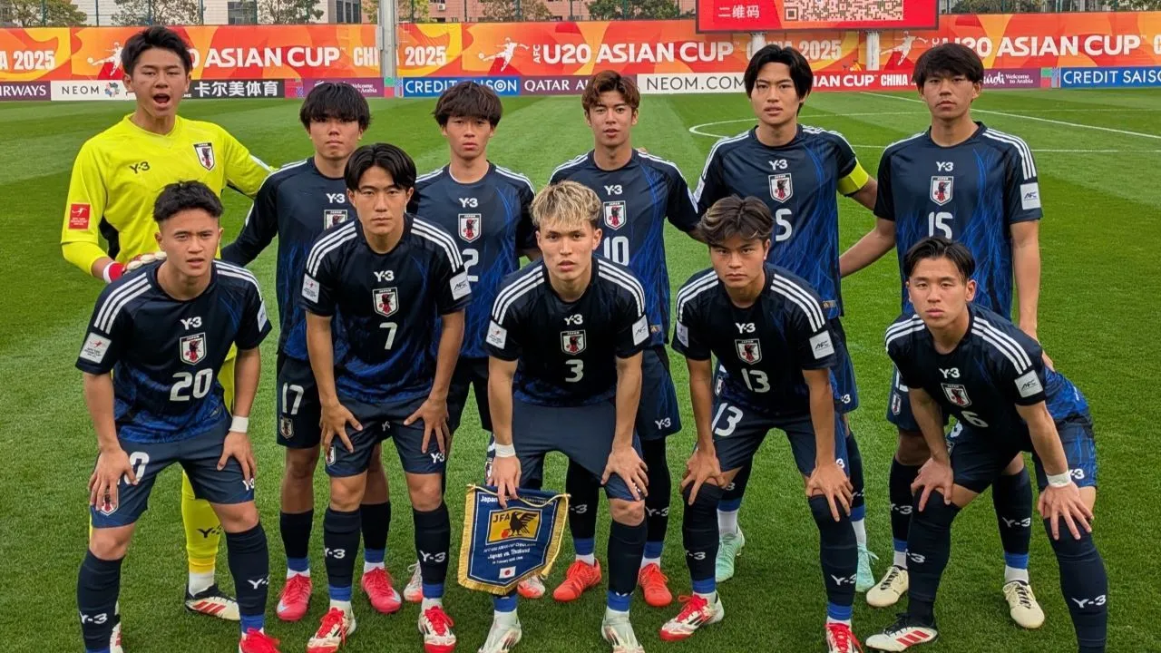 Timnas Jepang di Piala Asia U-20/X JFA.