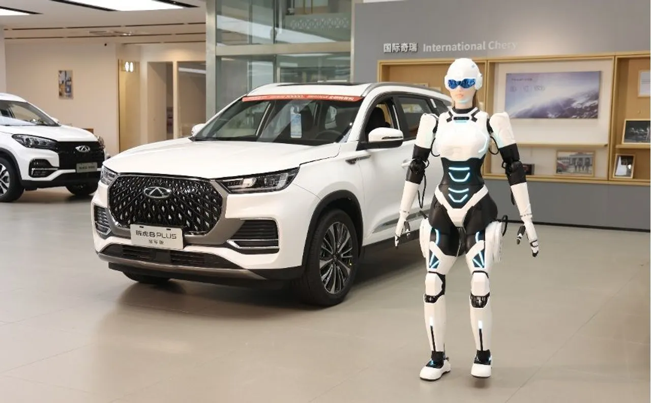 Chery gandeng DeepSeek untuk produksi robot Aimoga. (Chery)