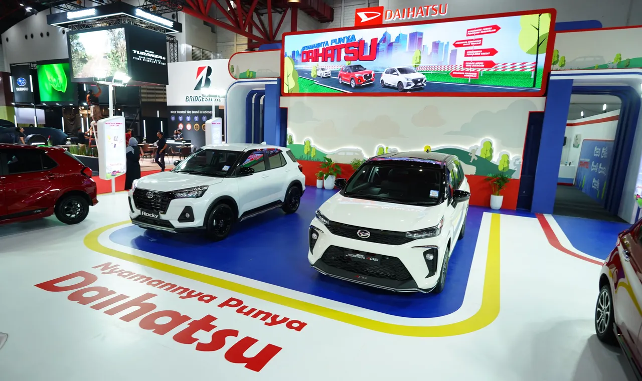 Tampilan booth Daihatsu di IIMS 2025 Kemayoran Jakarta. (AI-DSO)
