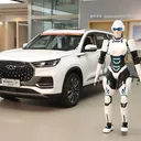 Chery gandeng DeepSeek untuk produksi robot Aimoga. (Chery)