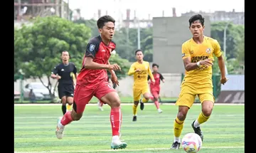 Jalannya laga Persija Jakarta U-18 melawan Persik Kediri U-18. (Foto: Instagram/Persija Elite Pro Academy)