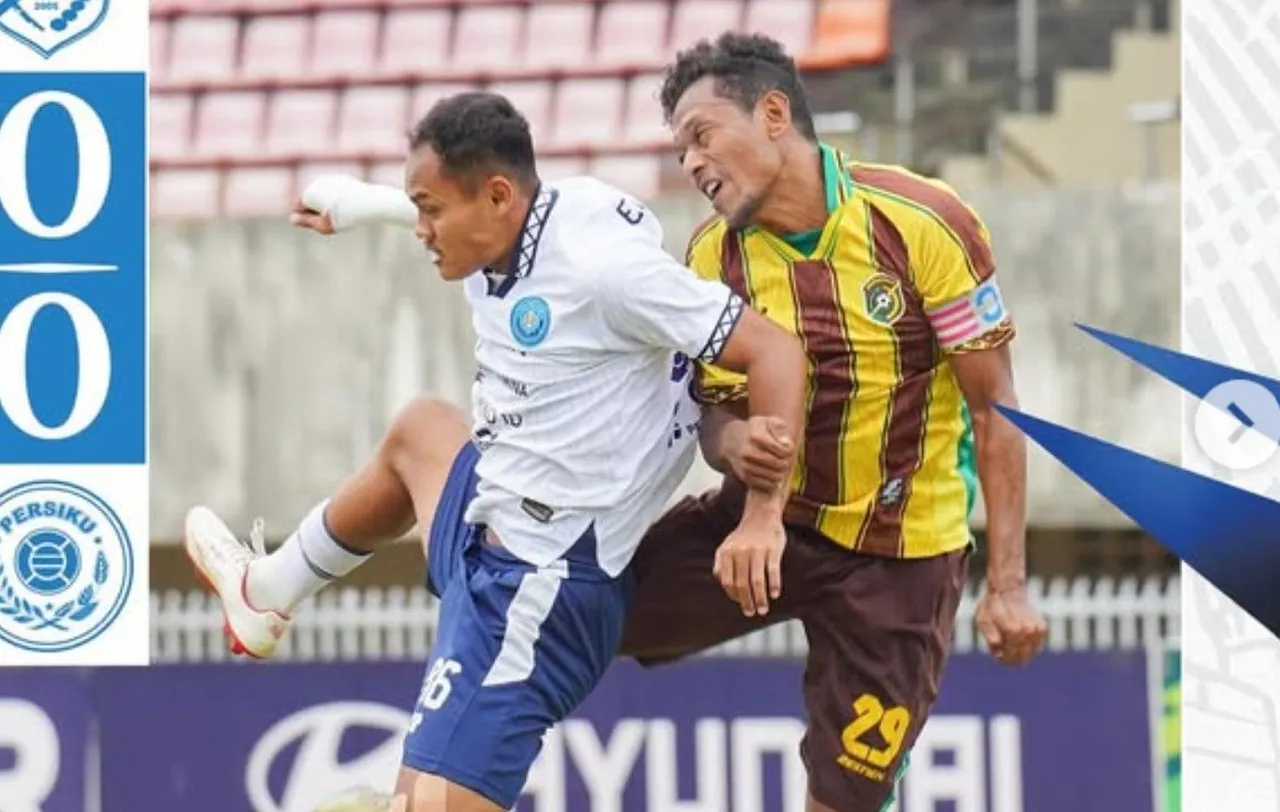 Persiku Kudus pulang dengan satu poin dari markas Persewar Waropen/foto: IG Persiku.