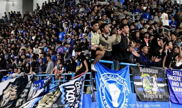 Suporter Persiba Balikpapan memenuhi Stadion Batakan di Liga Nusantara 2024/2025/foto: IG Persiba.