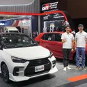 Sub Brand Toyota Gazoo Racing hadirkan semangat motorsport di booth Toyota IIMS 2025. (TAM) - Sub Brand Toyota Gazoo Racing hadirkan semangat motorsport di booth Toyota IIMS 2025. (TAM)