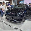 BYD Sealion7 di pameran otomtoif IIMS 2025. (Bagus)