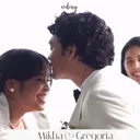 Gregoria Mariska Tunjung dan Mikha Angelo resmi menikah/foto: Youtube Viding.